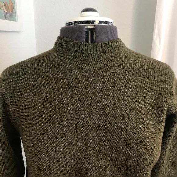 Damine brand Italian wool minimal crewneck sweater - Picture 5 of 6